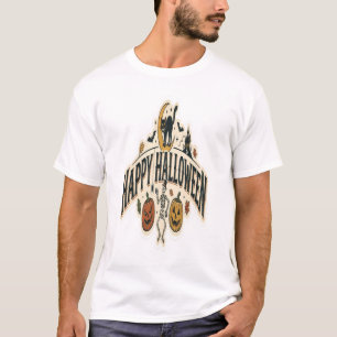 Happy Halloween Spooky & Fun Cute Pumpkin Witch T-Shirt