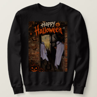 Happy Halloween – Spooky Ghosts Haunted House Sweatshirt