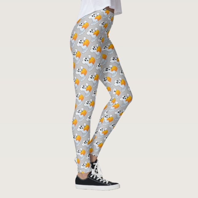 Happy Halloween Spooky Leggings (Right)