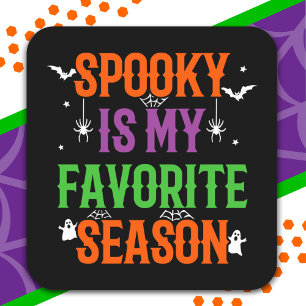 Happy Halloween Spooky Season Funny Halloween Square Sticker