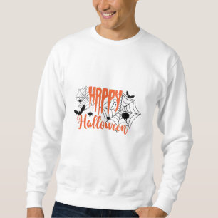 Happy Halloween Spooky Spiderwebs Sweatshirt