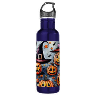 Happy Halloween spooky treat or tricks design 710 Ml Water Bottle