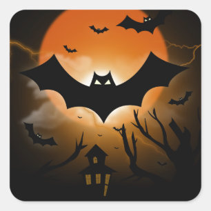 Happy Halloween Square Sticker