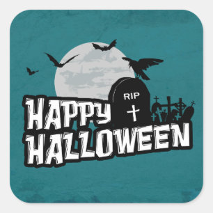 Happy Halloween Square Sticker