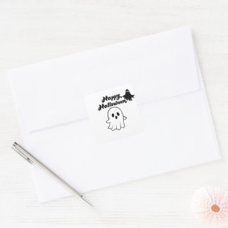 Happy Halloween Square Sticker