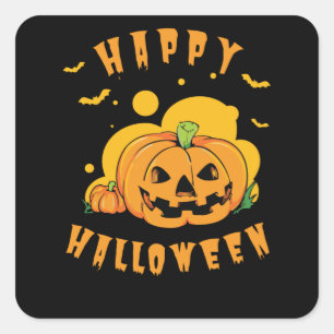 Happy Halloween Square Sticker