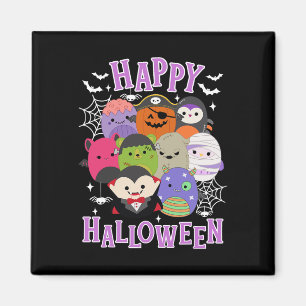 Happy Halloween Squish Squad Mallow Gifts Cute Kid Magnet