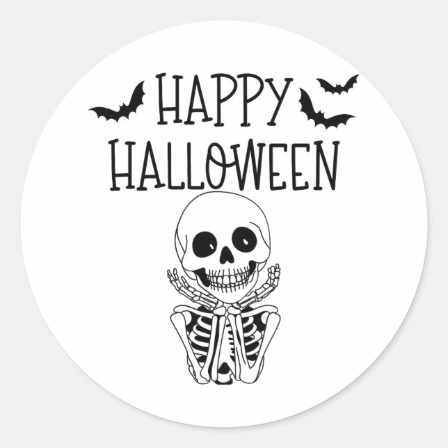 Happy Halloween Sticker (Front)