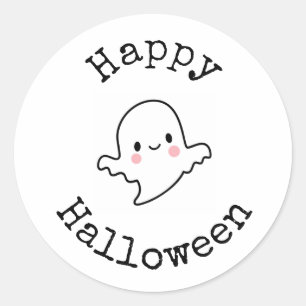 Happy Halloween Sticker - Cute Kawaii Ghost
