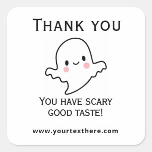 Happy Halloween Sticker - Cute Kawaii Ghost