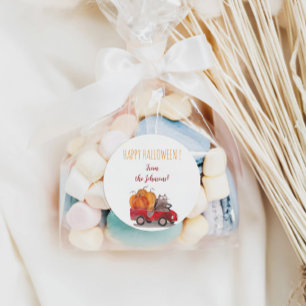 Happy Halloween Sticker for Candy Bags 