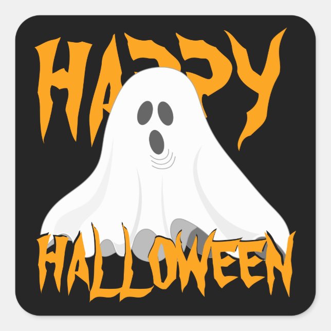HAPPY HALLOWEEN Stickers (Front)
