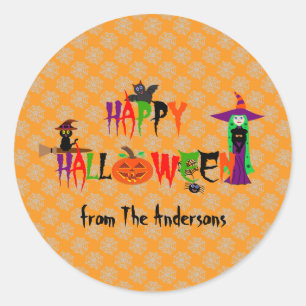 Happy Halloween Stickers