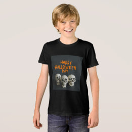 "Happy Halloween T-shirt for Kids"  Tri-Blend Shirt