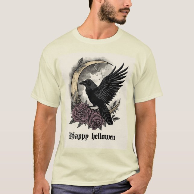 Happy Halloween T-Shirt – Fun Spooky Graphic Tee (Front)