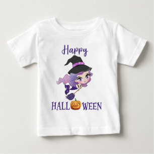 Happy Halloween t-shirt Girl Baby Mermaid t-shirt