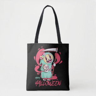Happy Halloween T-shirt mens womans Tote Bag