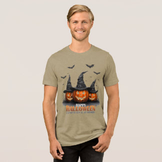Happy Halloween T-Shirt Tri-Blend Shirt
