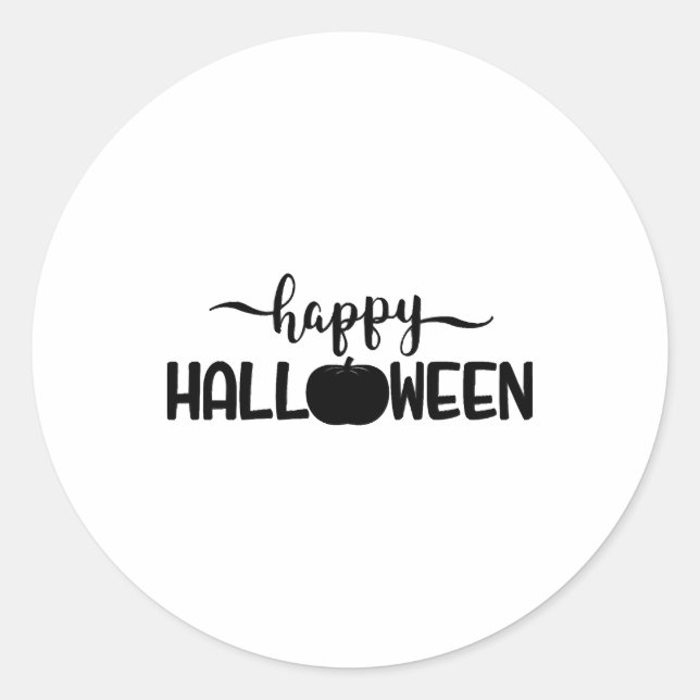 Happy Halloween t shirts halloween Classic Round Sticker (Front)