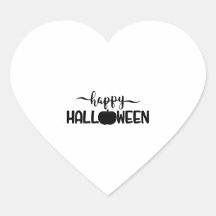 Happy Halloween t shirts halloween Heart Sticker