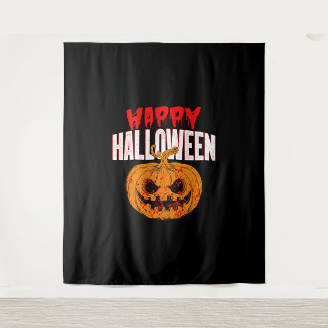Happy Halloween   Tapestry (Front)