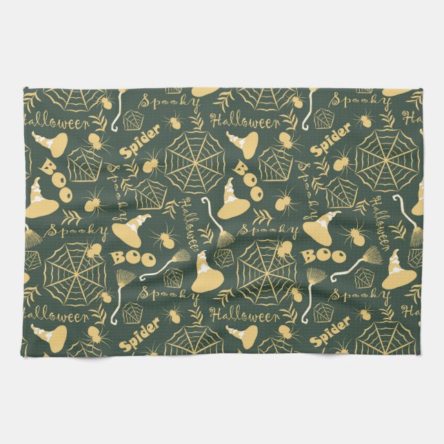 Happy Halloween Tea Towel (Horizontal)