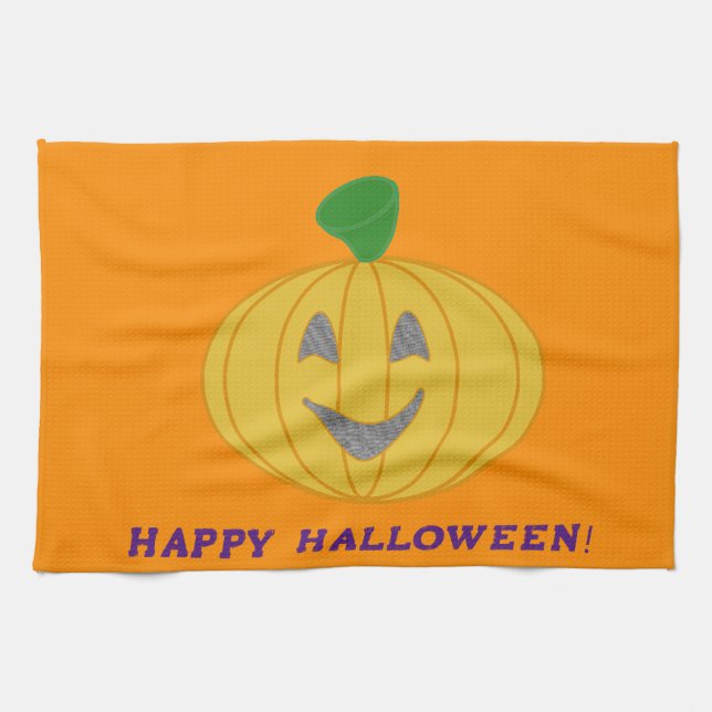 Happy Halloween Tea Towel (Horizontal)