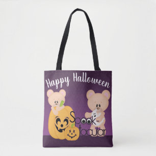 Happy Halloween Teddy Bear Spook-tacular Tote Bag