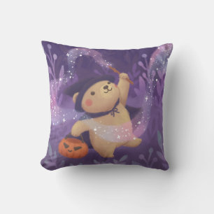 Happy Halloween: Teddy the Witch Cushion