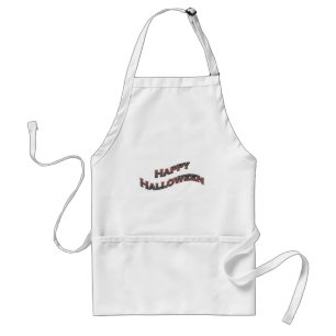 Happy Halloween Text Standard Apron