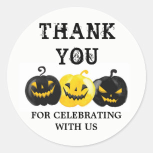 Happy Halloween Thank you favour tag