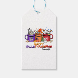 happy halloween thanksgiving christmas funny nurse gift tags