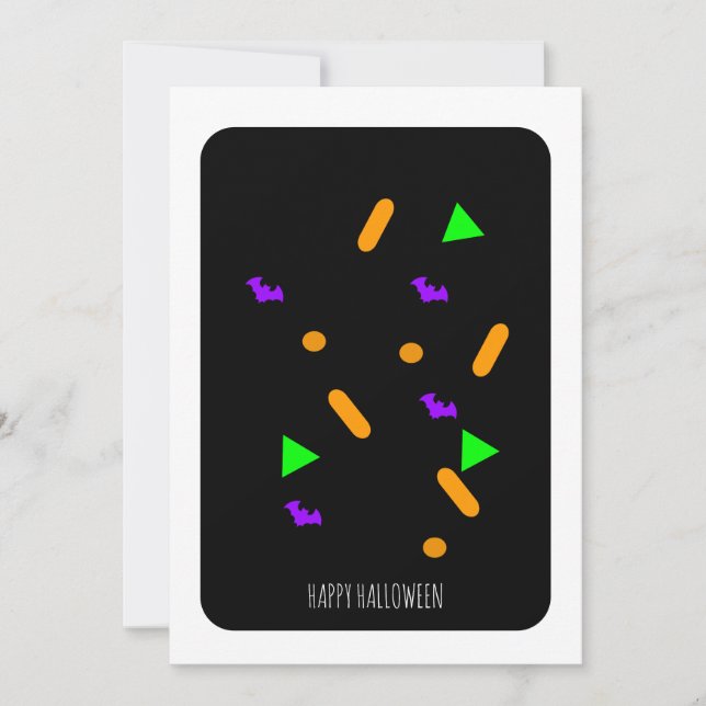 Happy Halloween Themed Sprinkles Cards (Front)