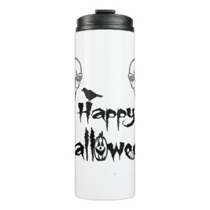 happy halloween thermal tumbler