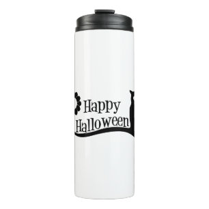 happy halloween thermal tumbler