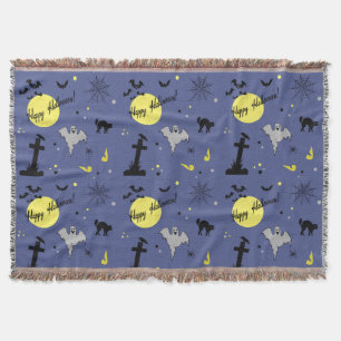 Happy Halloween Throw Blanket