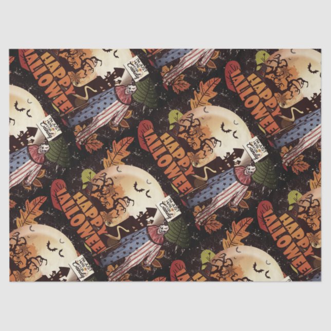 Happy Halloween Tissue Paper (Front)