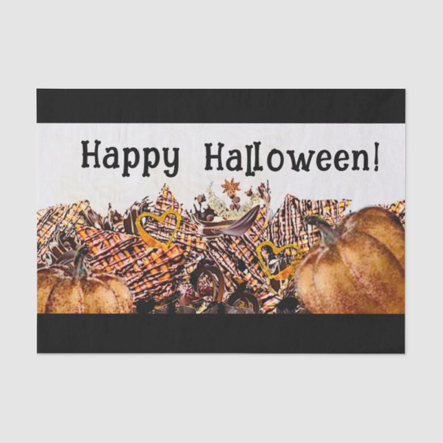 HAPPY HALLOWEEN! :) TISSUE PAPER (Front)