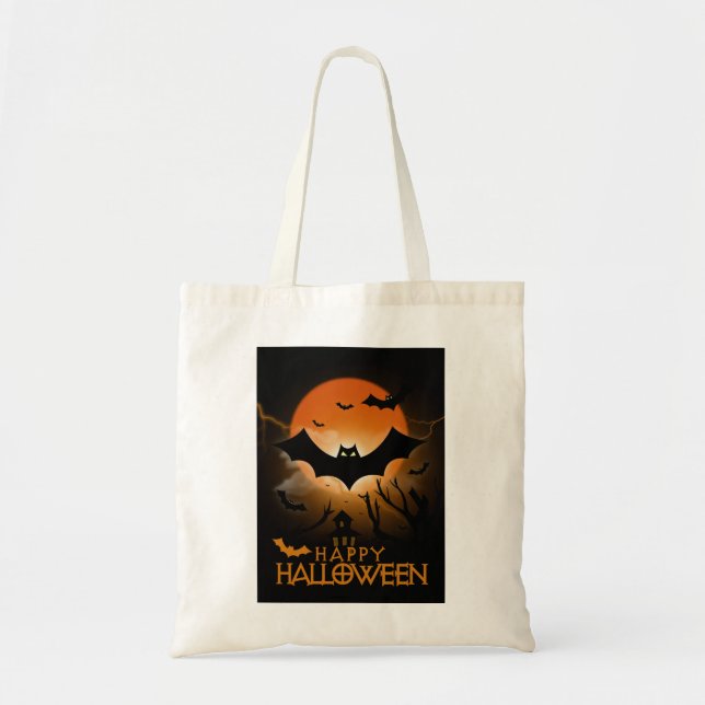Happy Halloween Tote Bag (Front)