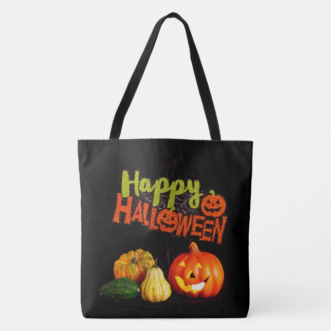 Happy Halloween Tote Bag (Front)