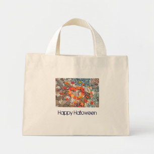 Happy Halloween tote bags Holidays Autumn Heart