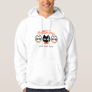  happy halloween tree little cute cats hoodie