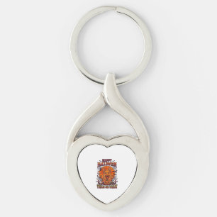 Happy Halloween Trick Or Treat German Shepherd Pum Key Ring