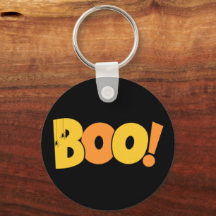 Happy Halloween Trick or Treat Pumpkin Boo! Key Ring