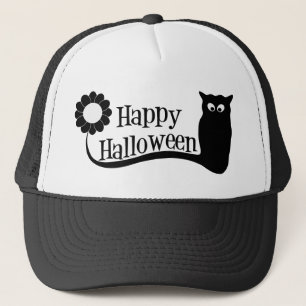 happy halloween trucker hat