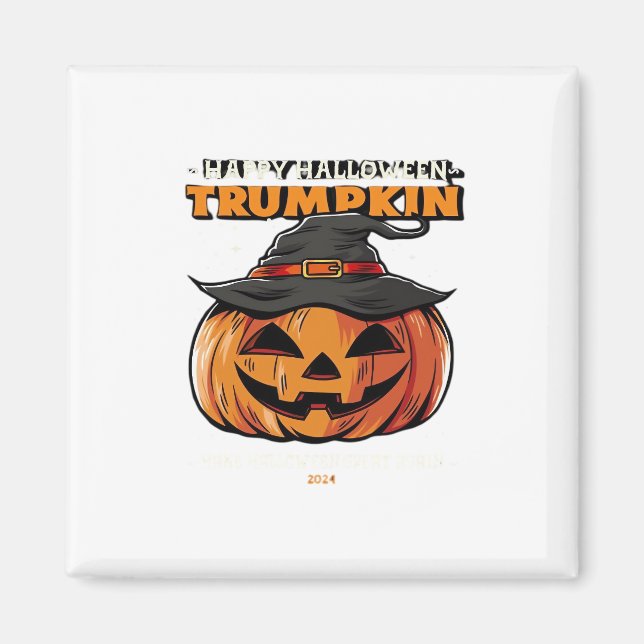 Happy Halloween Trumpkin Classic Magnet (Front)