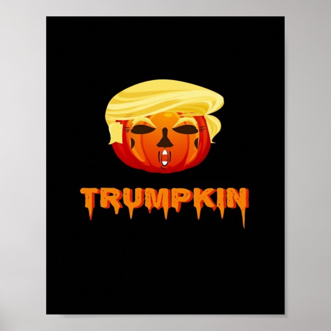 Happy Halloween - Trumpkin Classic Poster (Front)
