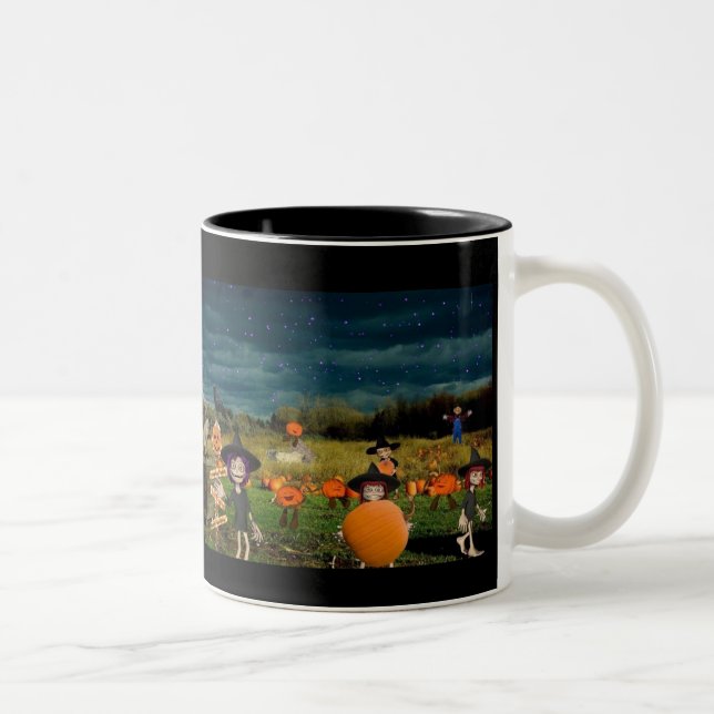 Happy Halloween Two-Tone Coffee Mug (Right)