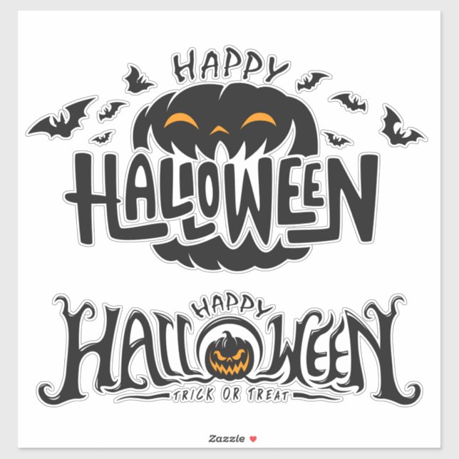 Happy Halloween Typography  (Sheet)