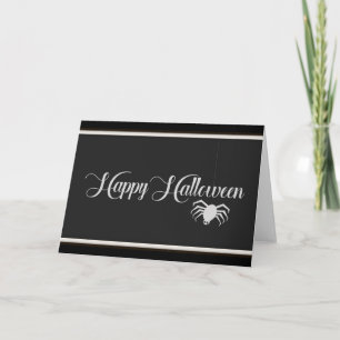Happy Halloween Typography Card